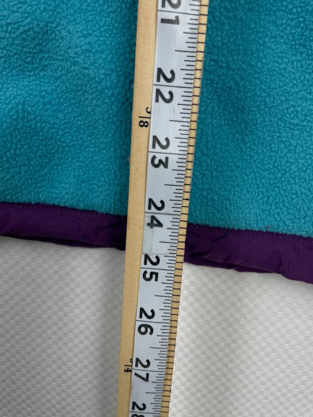 The North Face Trans-Antarctica Polartec Fleece Jacket Turquoise Purple Womens M - Picture 8 of 13